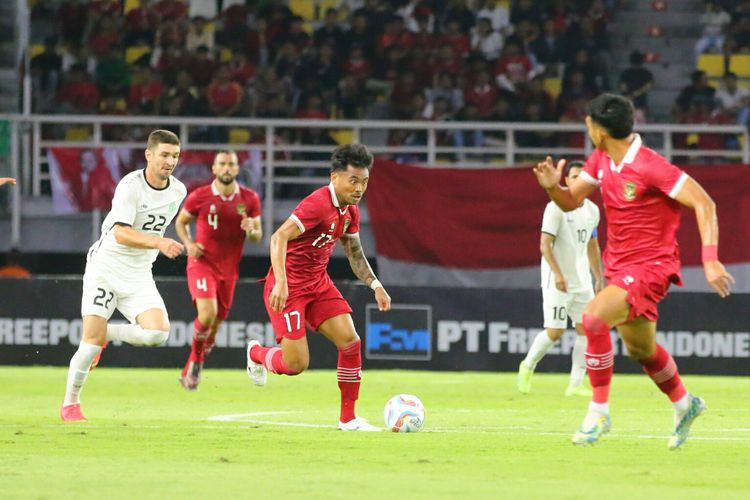 Hasil Pertandingan Indonesia vs Turkmenistan