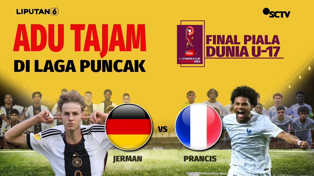 Linimasa Timnas Jerman vs Tim Nasional Sepak Bola Prancis