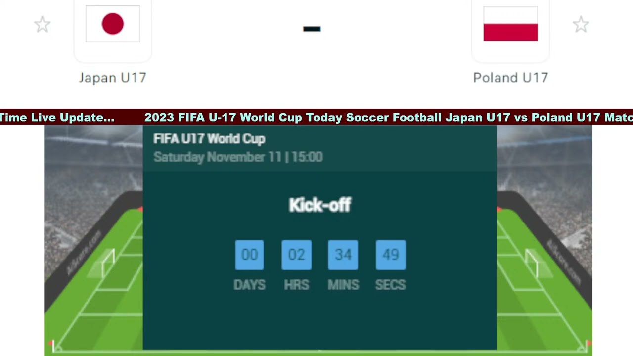 Memahami Live Score U17 Segalanya Tentang Pertandingan Sepak Bola Usia Muda